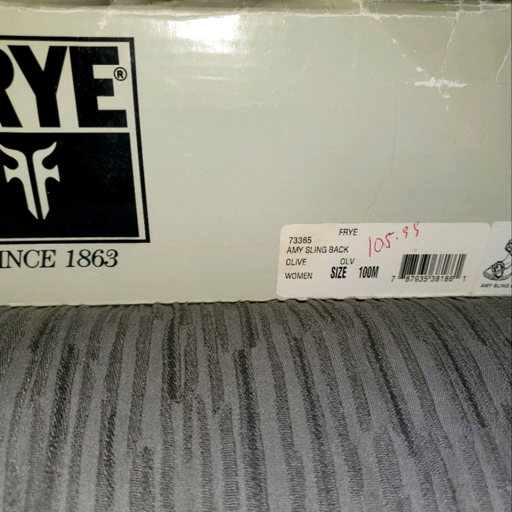 Green FRYE sandals